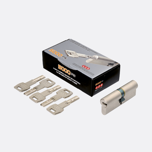 Components in the 5000 PS box: cylinder and keys.