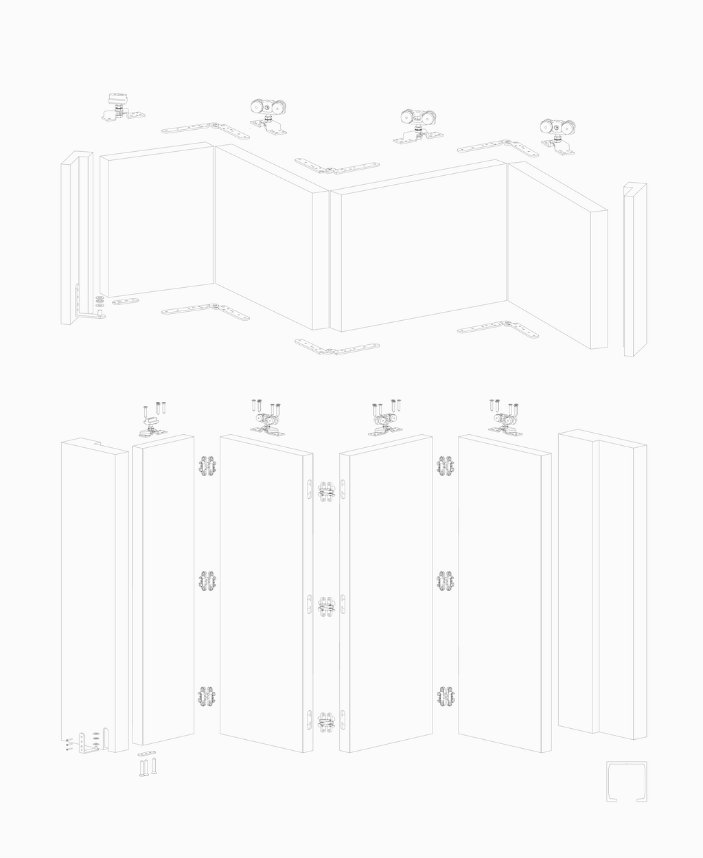 Technical drawing of Accordion