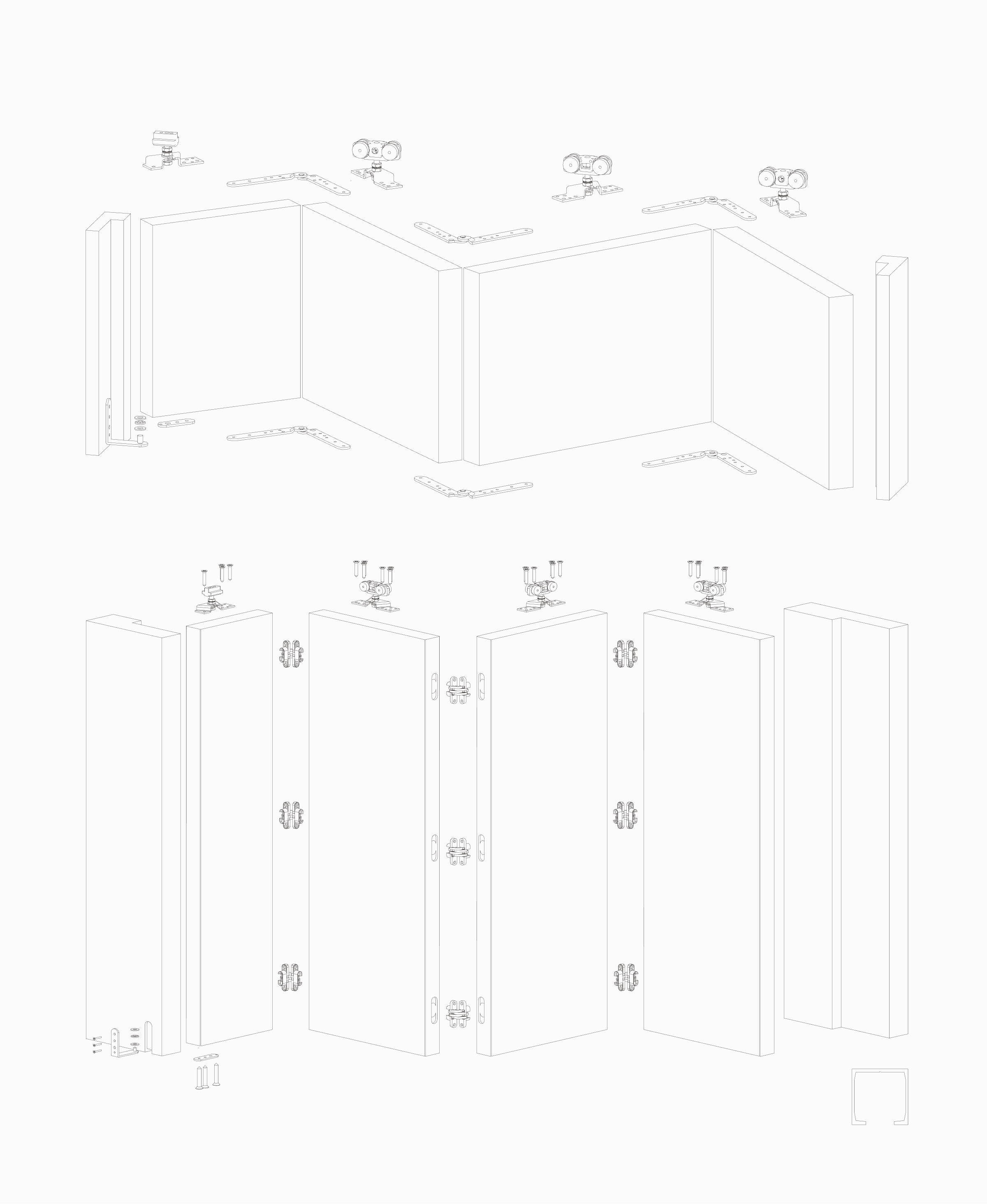 Technical drawing of Accordion