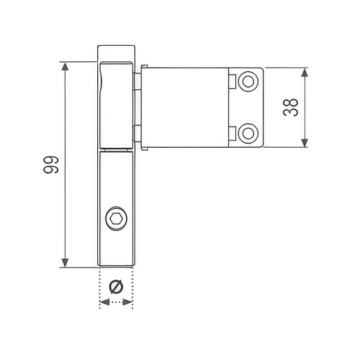 Technical drawing of Cartesio