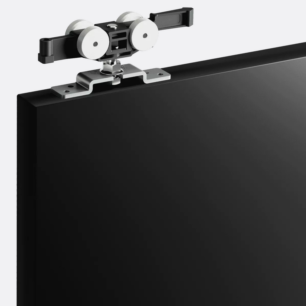 Close-up of Classic Basic's sliding door mechanism
