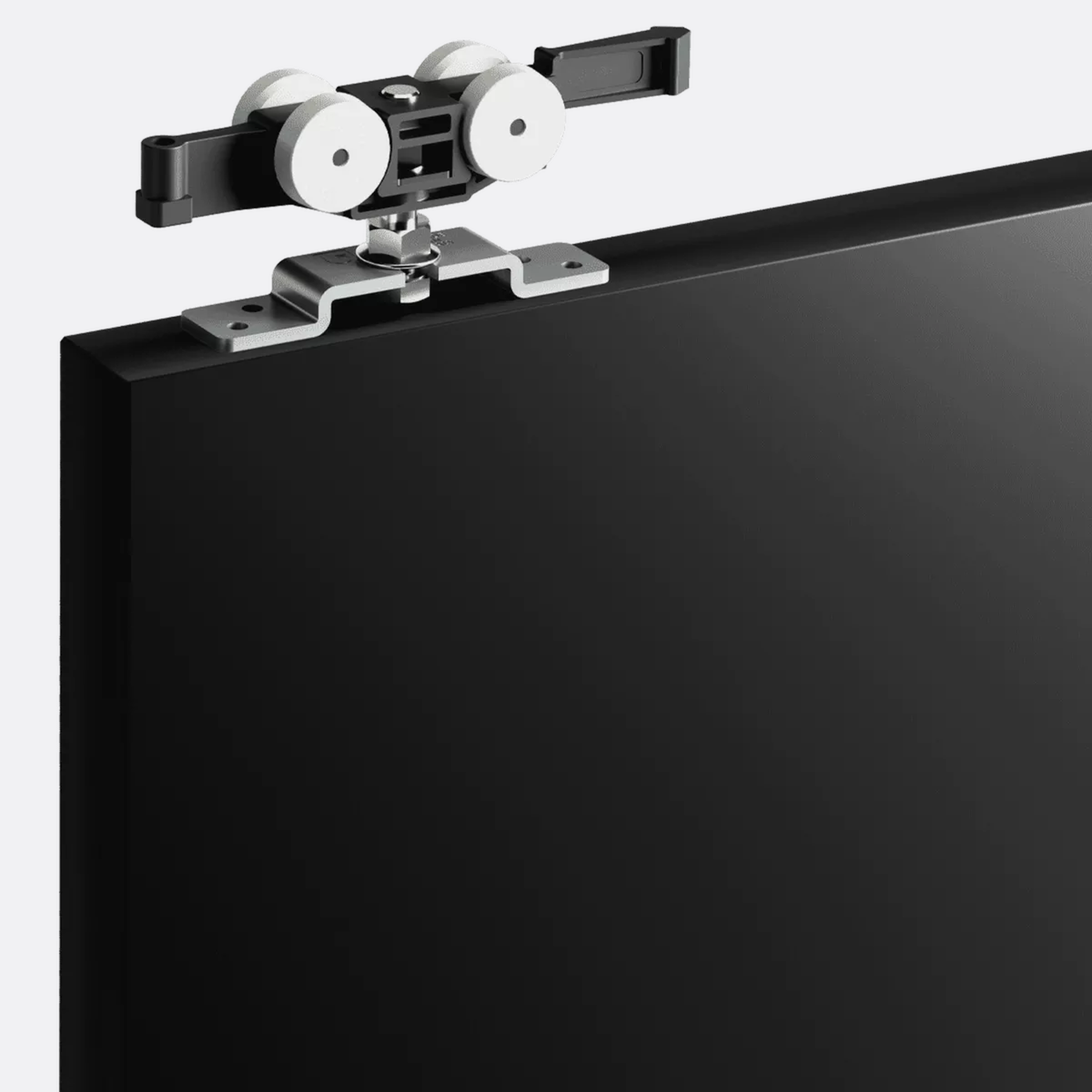 Close-up of Classic Basic's sliding door mechanism