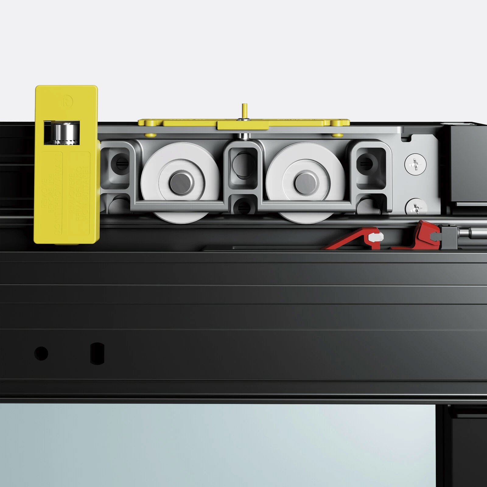 Close-up of Diva Fluid Frame's anti-unhooking system