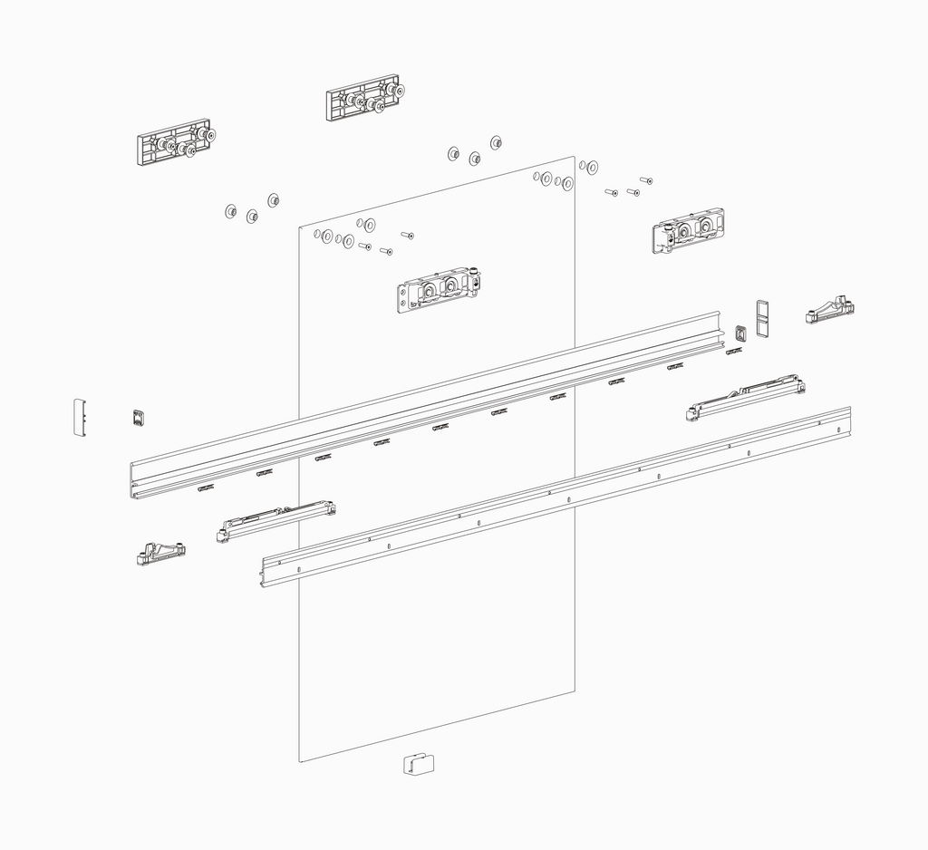 Diva Fluid Vetro technical drawing