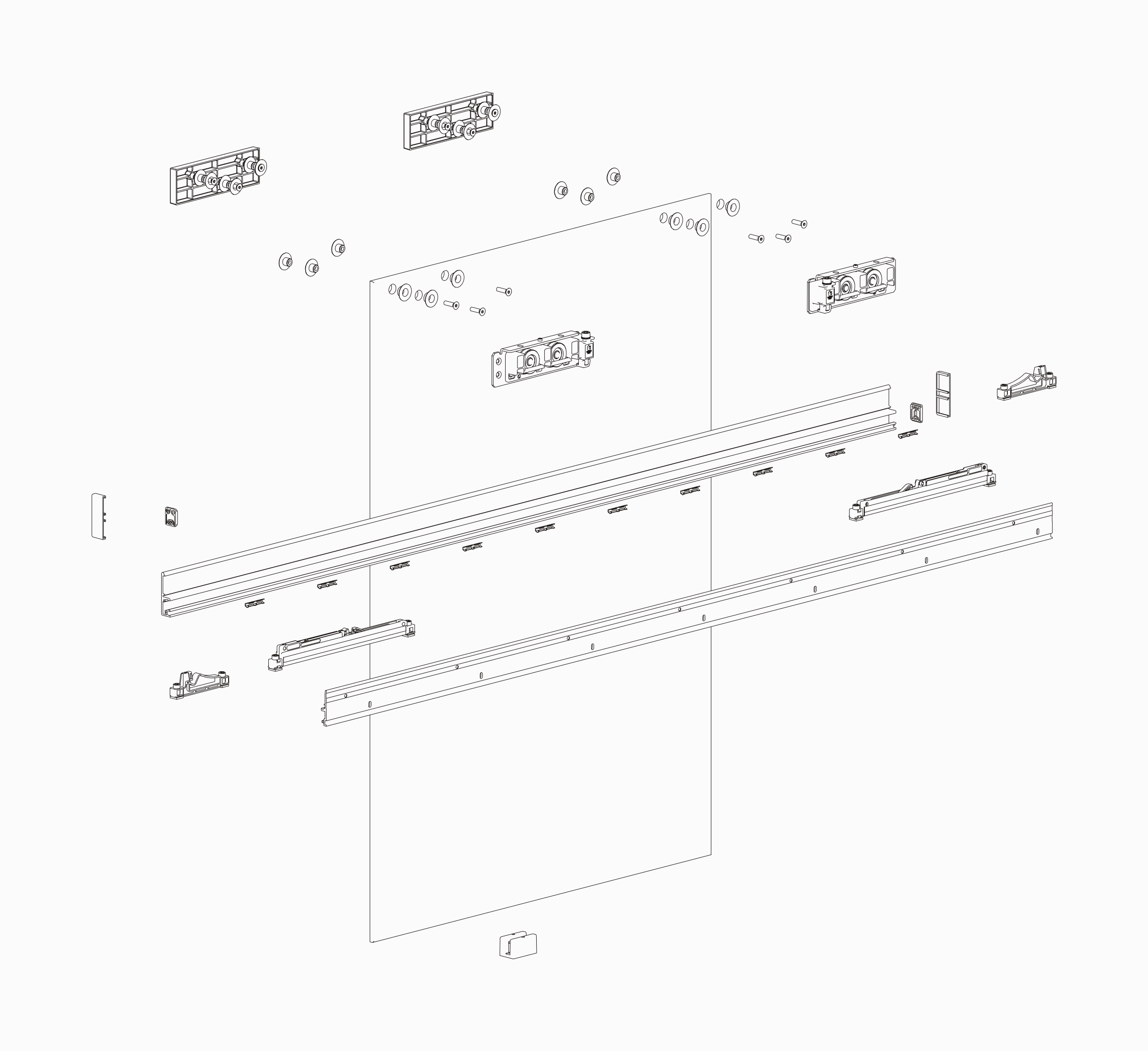 Diva Fluid Vetro technical drawing