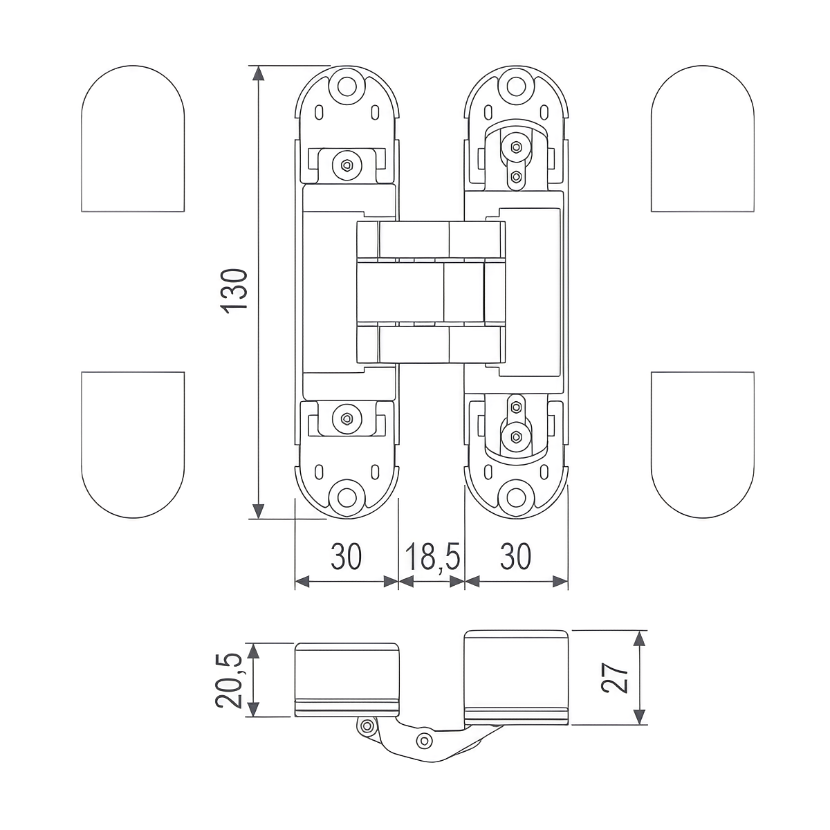 Technical drawing of Eclipse 2.1