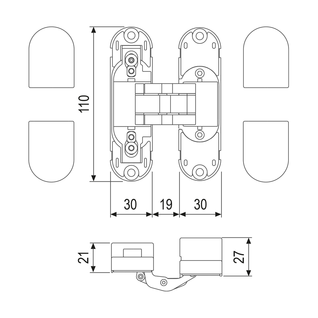 Technical drawing of Eclipse 2.2