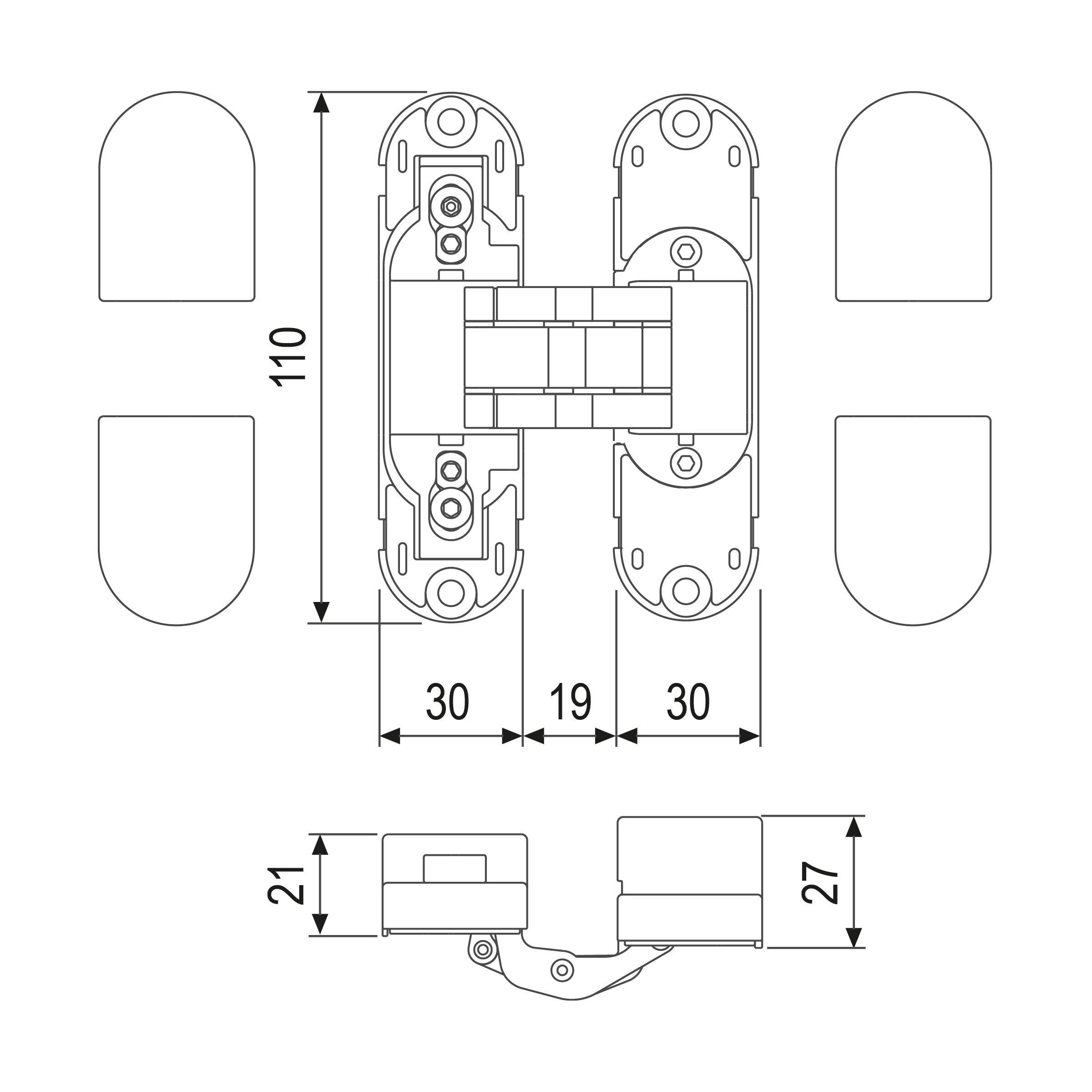 Technical drawing of Eclipse 2.2