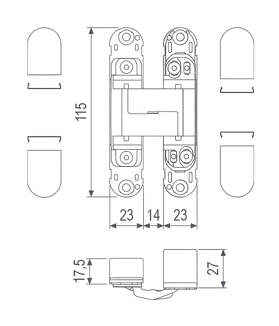 Technical drawing of Eclipse 3.3