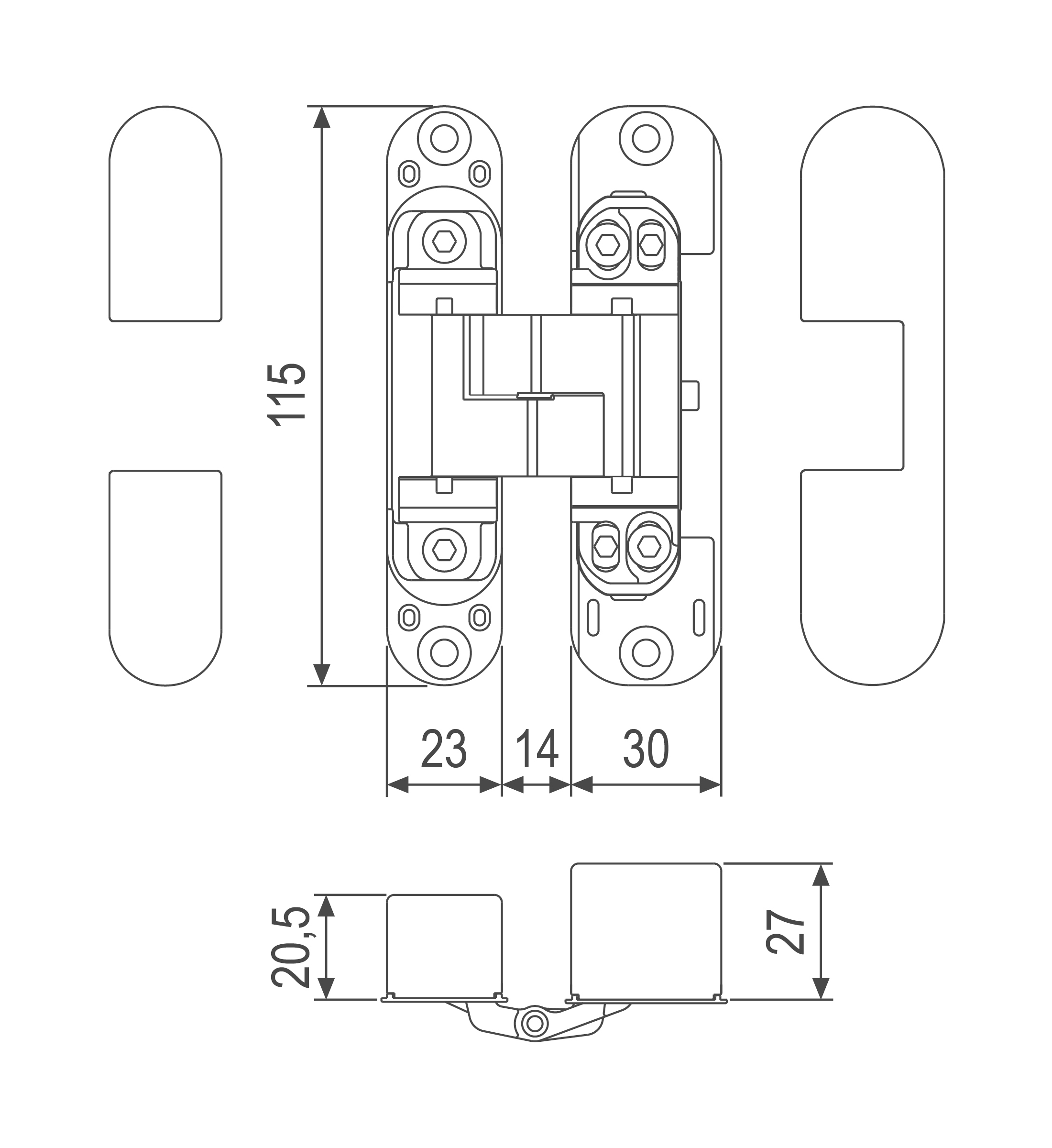 Technical drawing of Eclipse 3.1
