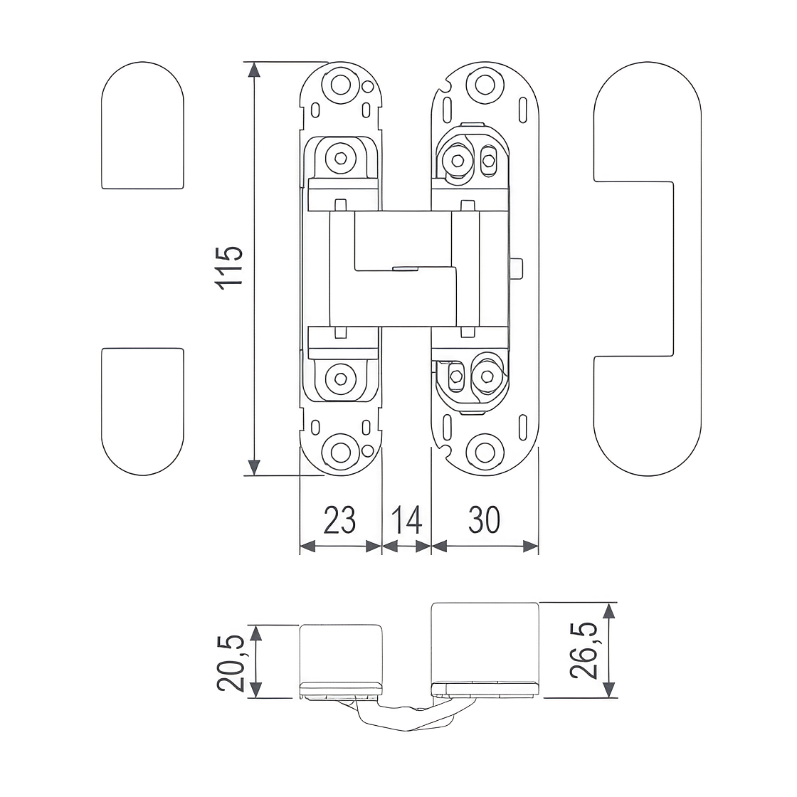Technical Drawing of Eclipse 3.4