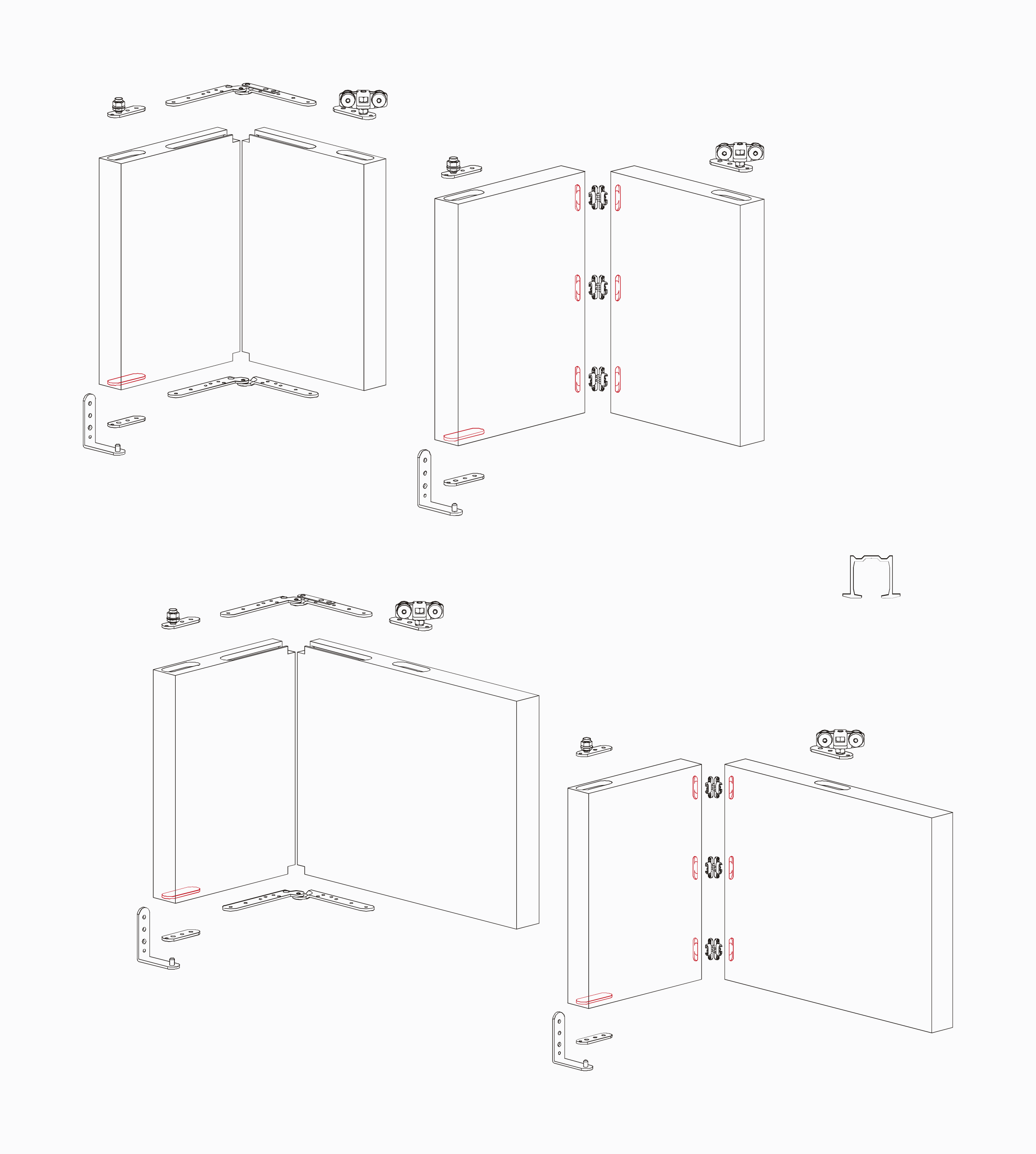 Technical drawing of Foldy