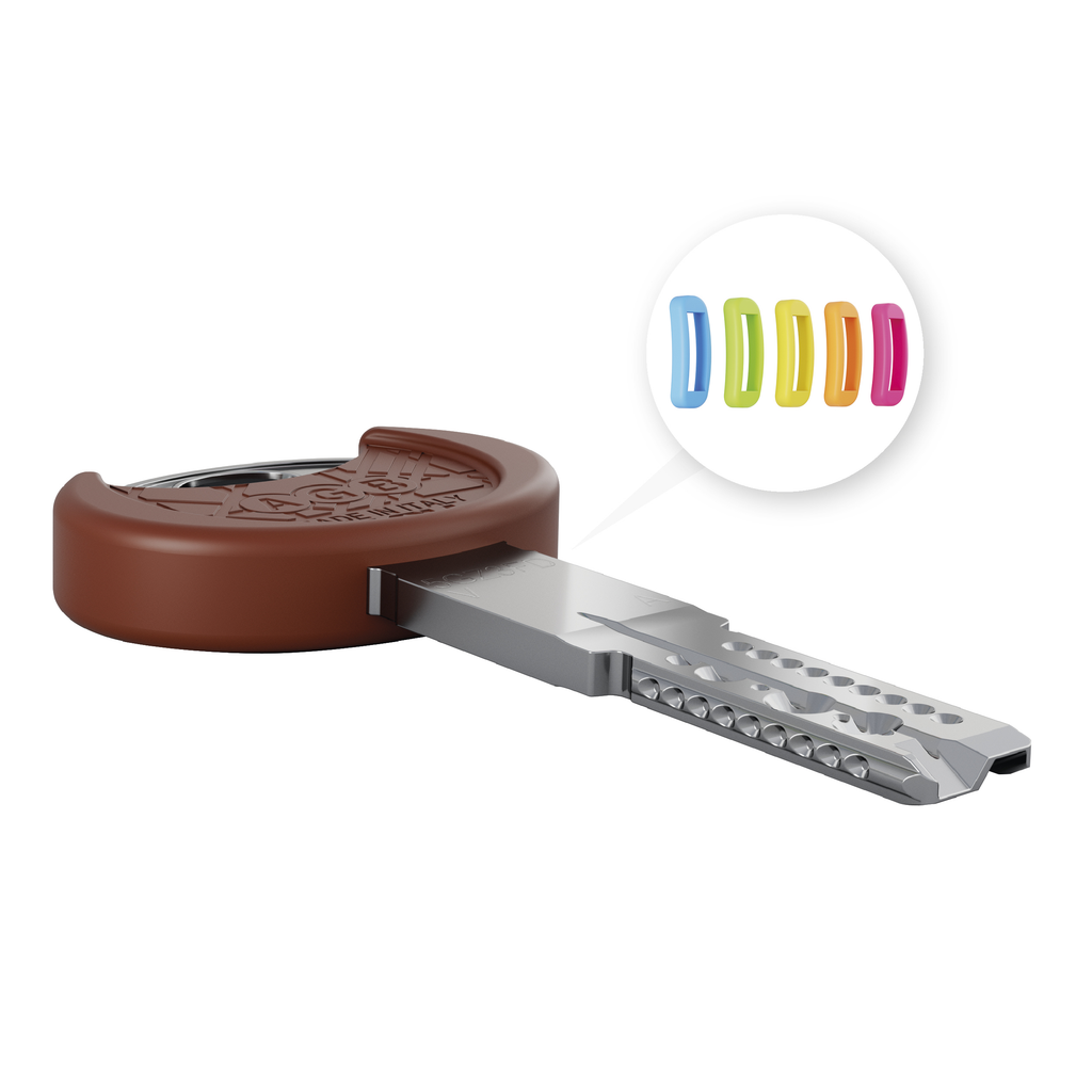 Key with cover color options