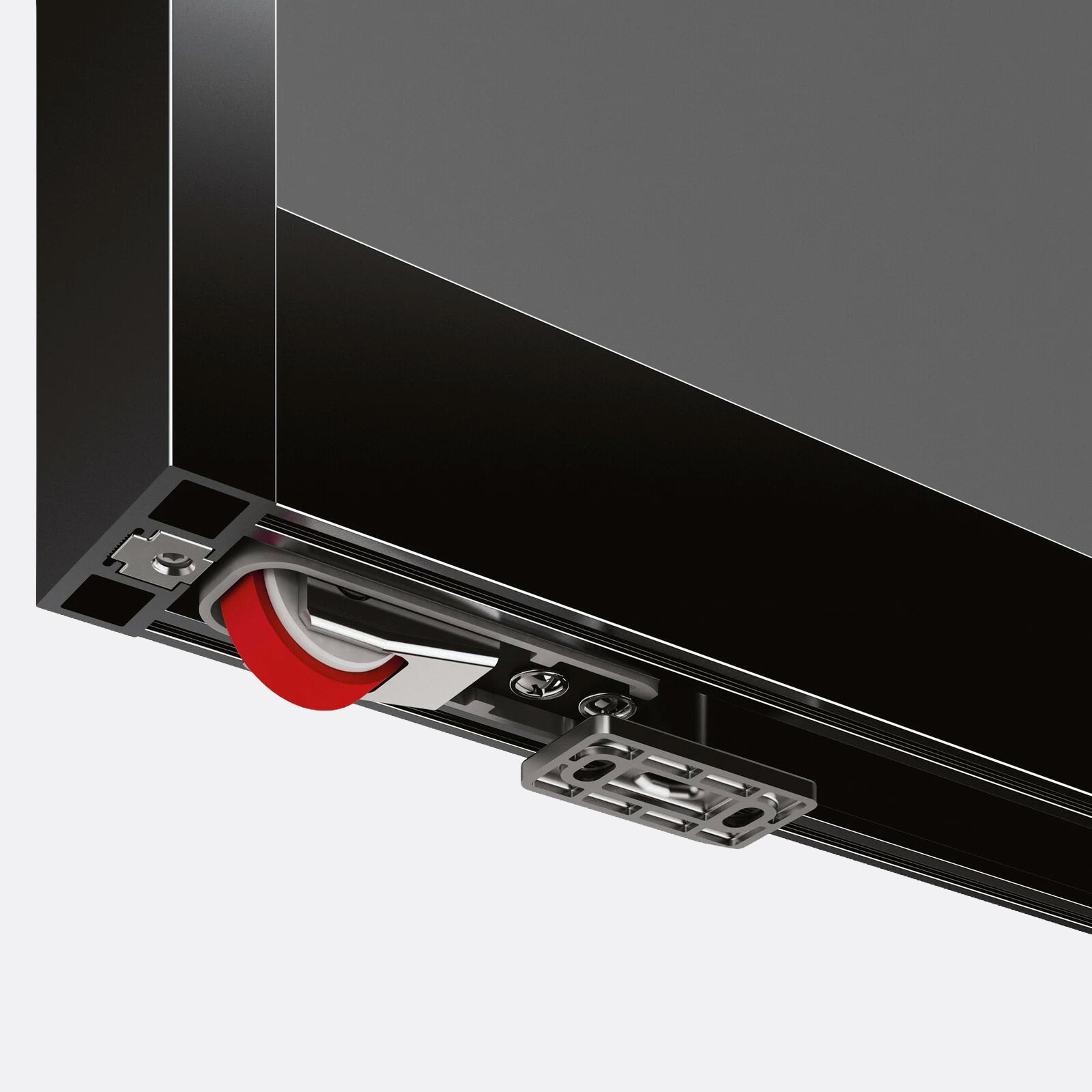 Close-up of bottom wheels on Magic2 Frame