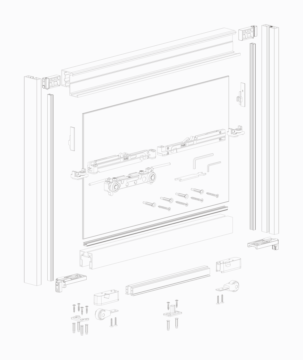 Magic2 Frame technical drawing