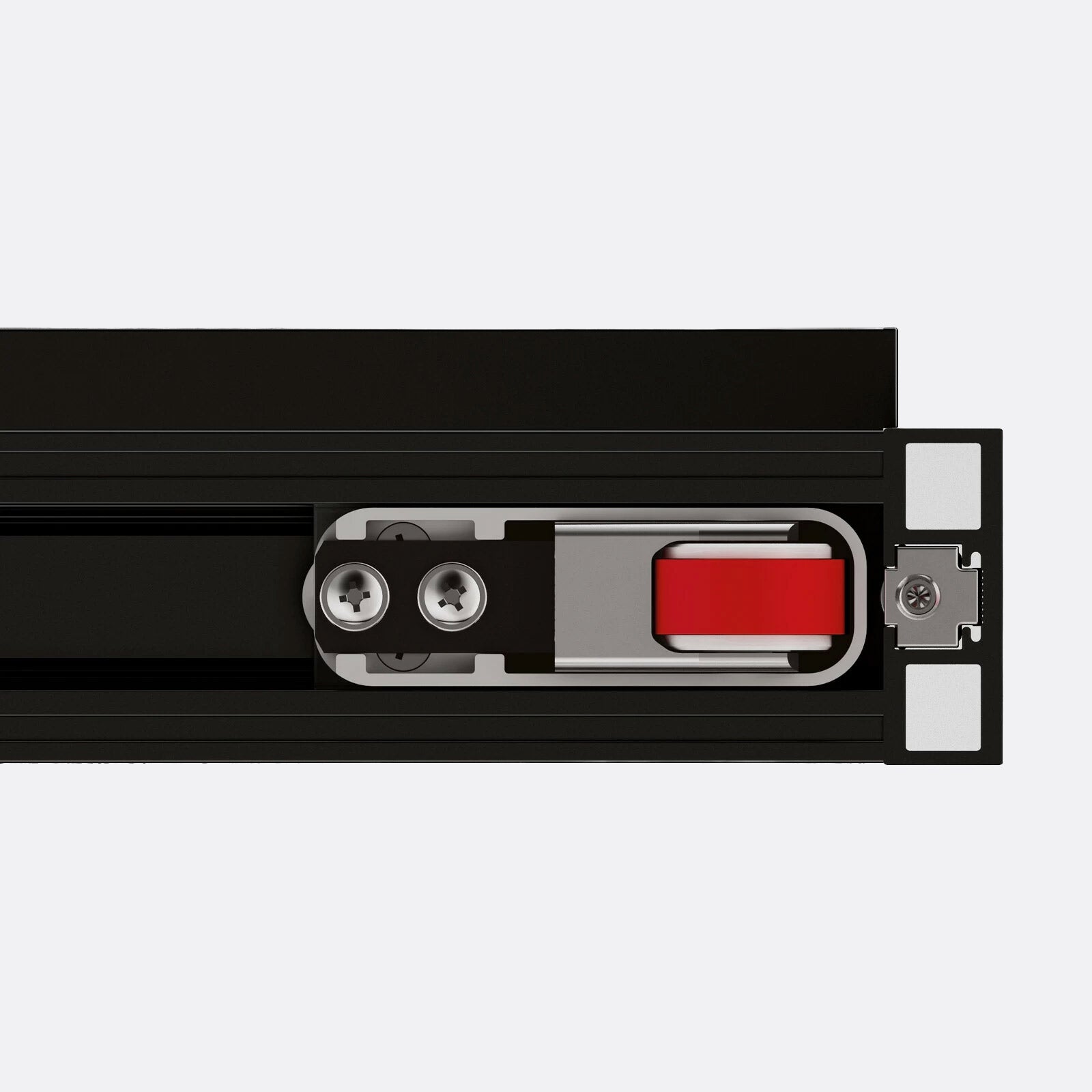 Close-up of Magic2 Frame's sliding track
