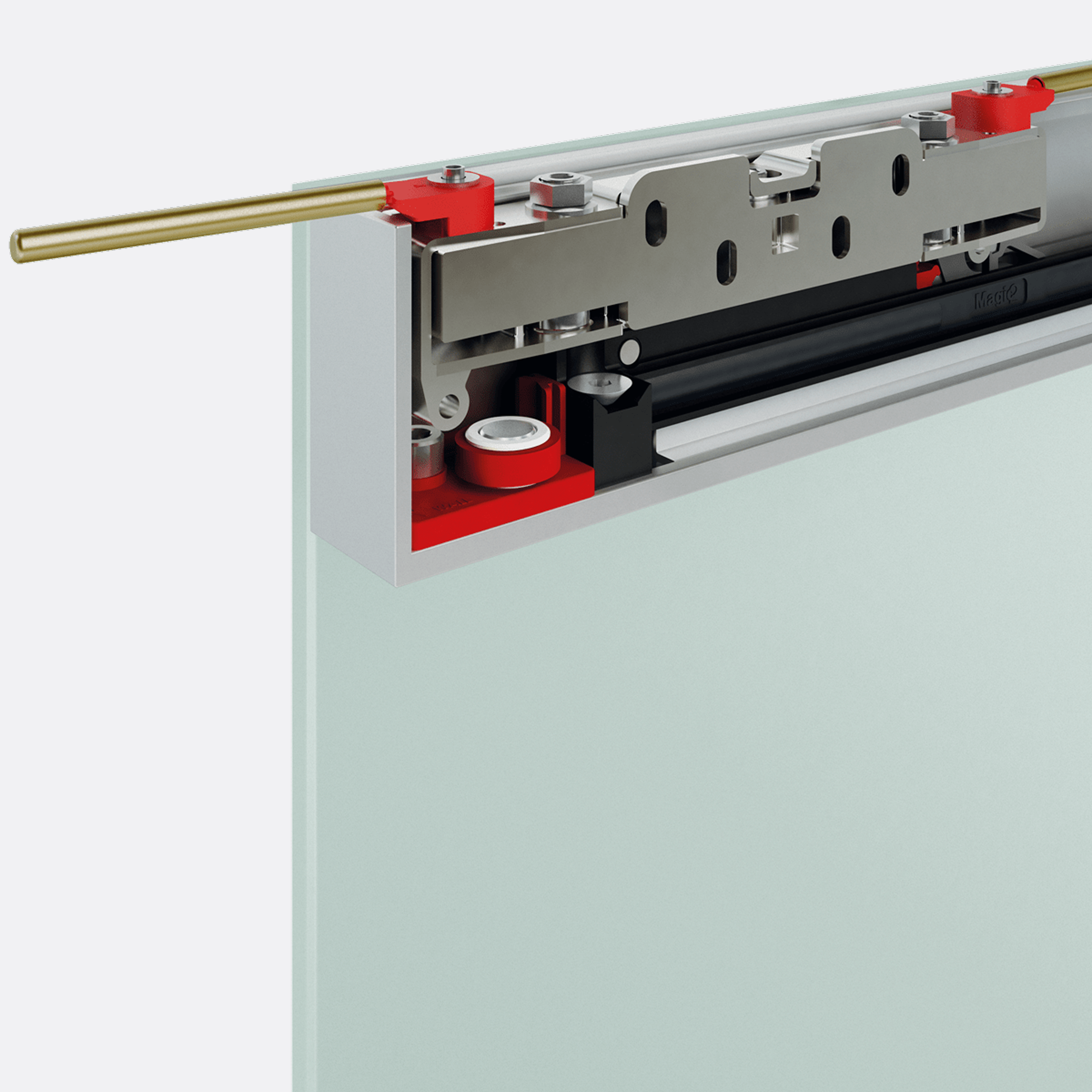 Close-up of Magic2 Vetro's adjustment mechanisms