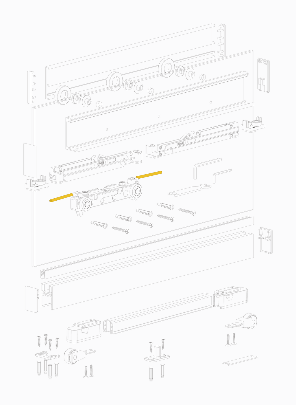 Magic2 Vetro technical drawing