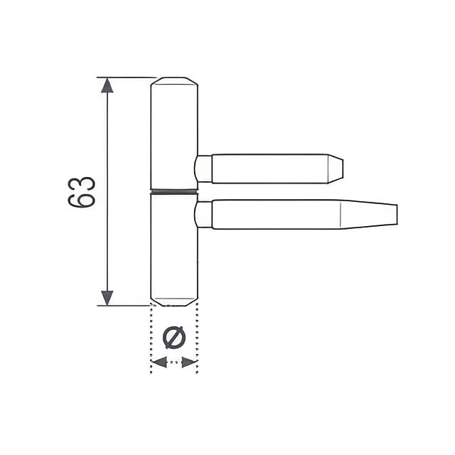 Technical drawing of Mod. 1200