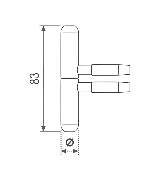 Technical Drawing of Mod. 3198