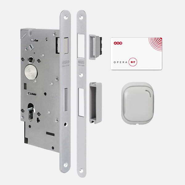 Opera Bit lock body, key card, and card reader