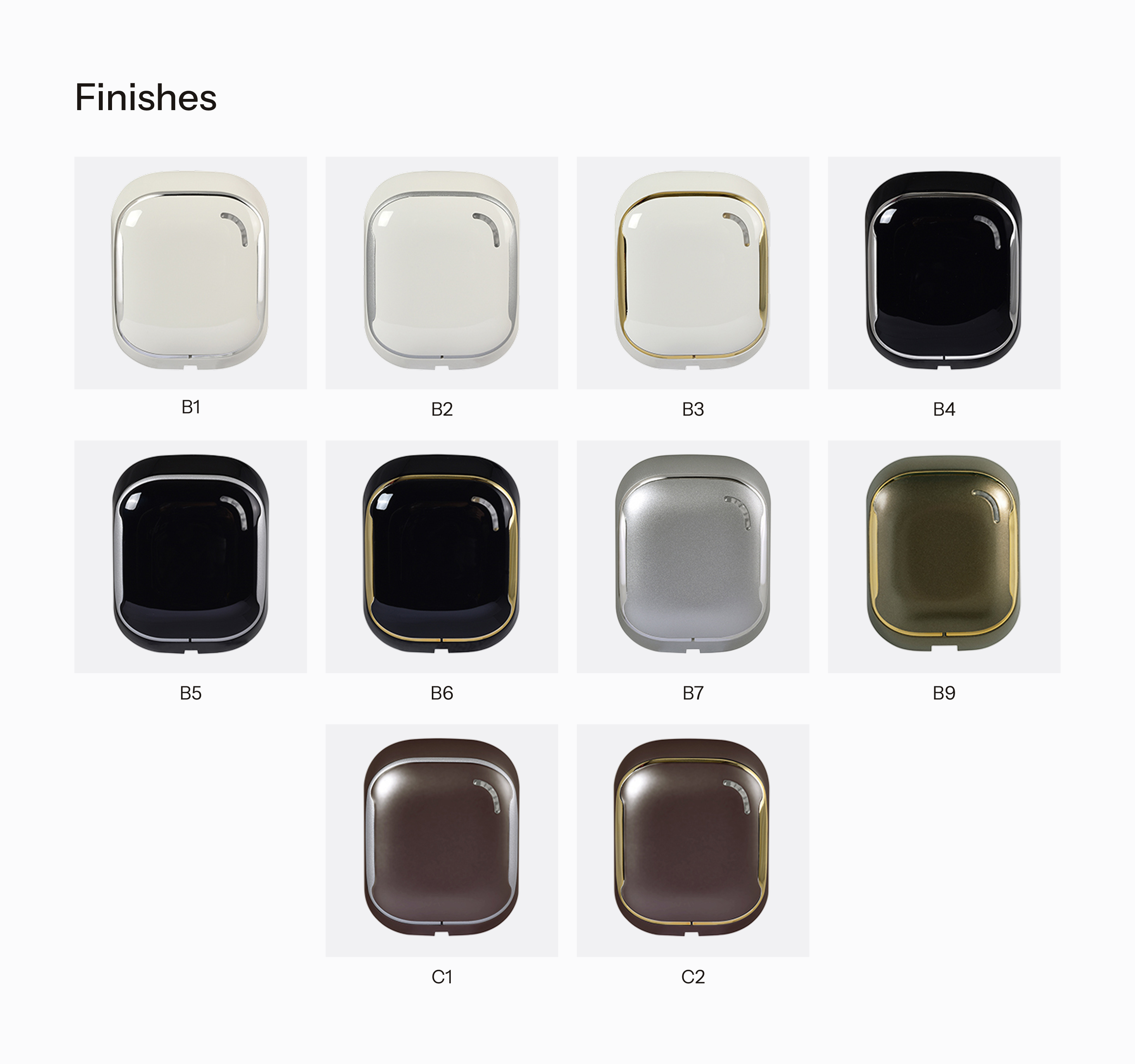Opera Bit card reader finishes