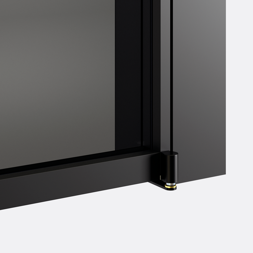 Close-up of Pivot swinging mechanism