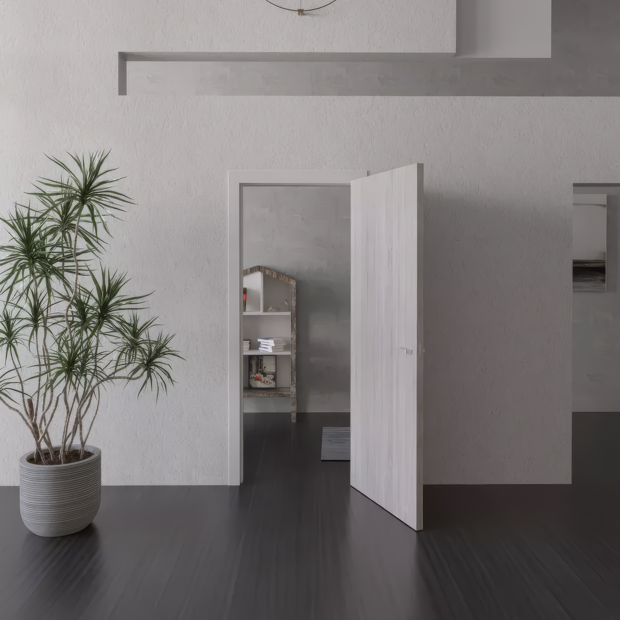 Wood door opening up to 180 degrees
