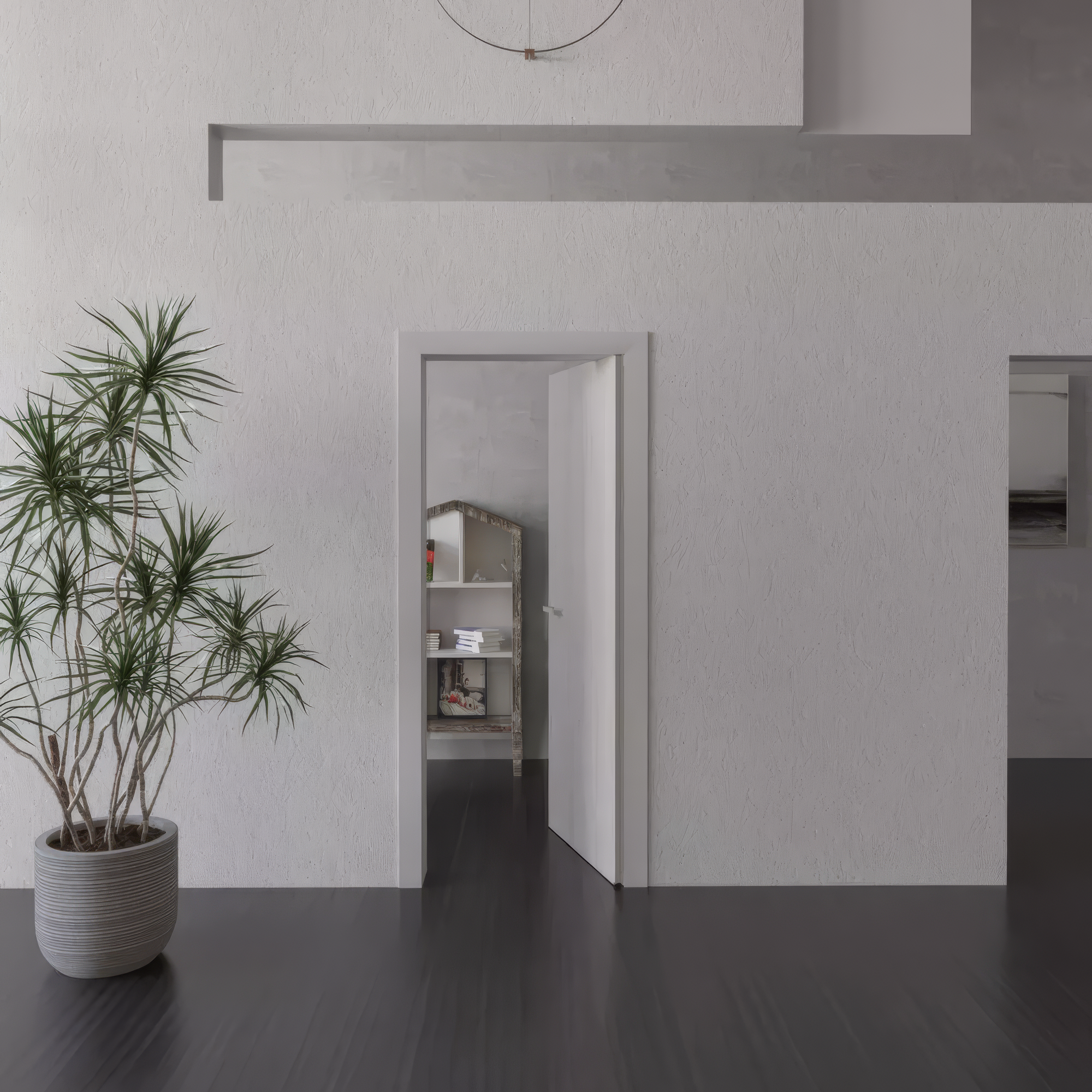 Wood door opening up to 90 degrees