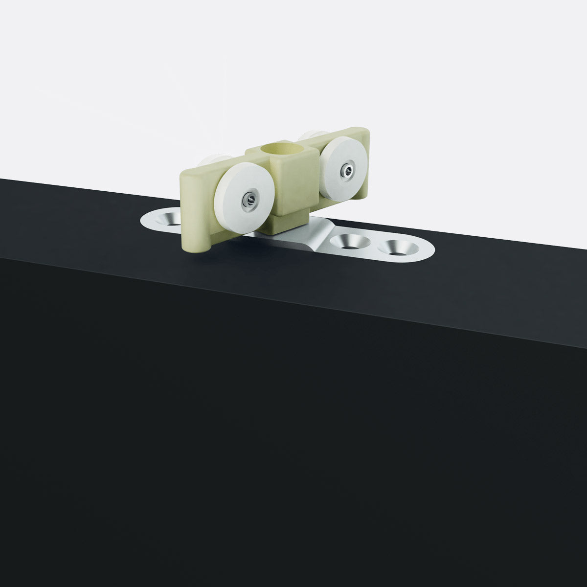 Close-up of Pratico's folding mechanism