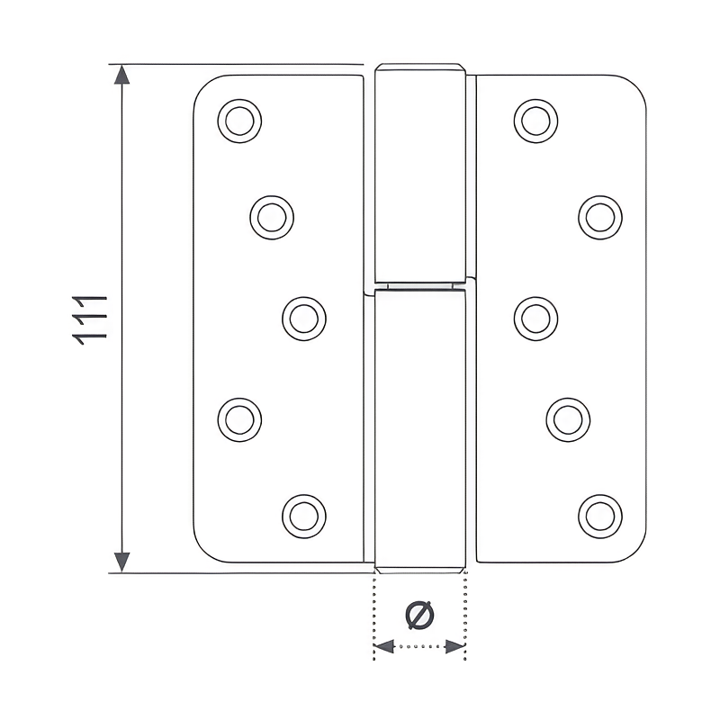 Technical drawing of R120