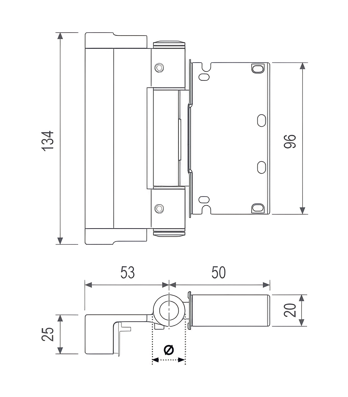 Technical drawing of R4