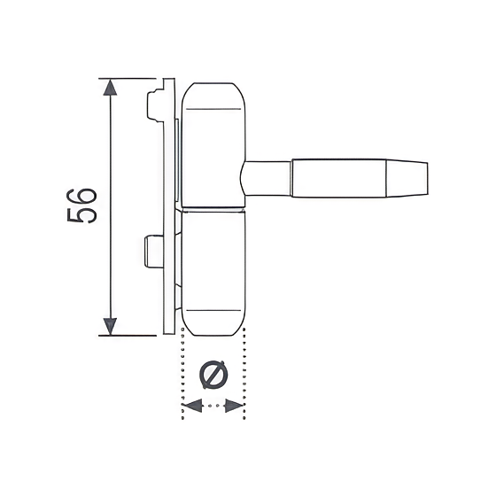 Technical drawing of Rever