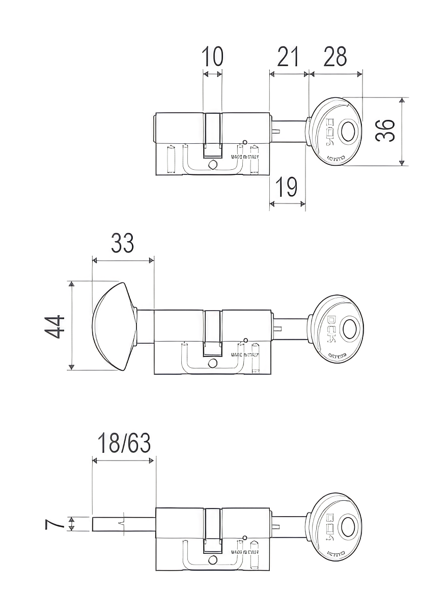 Scudo DCK technical drawing