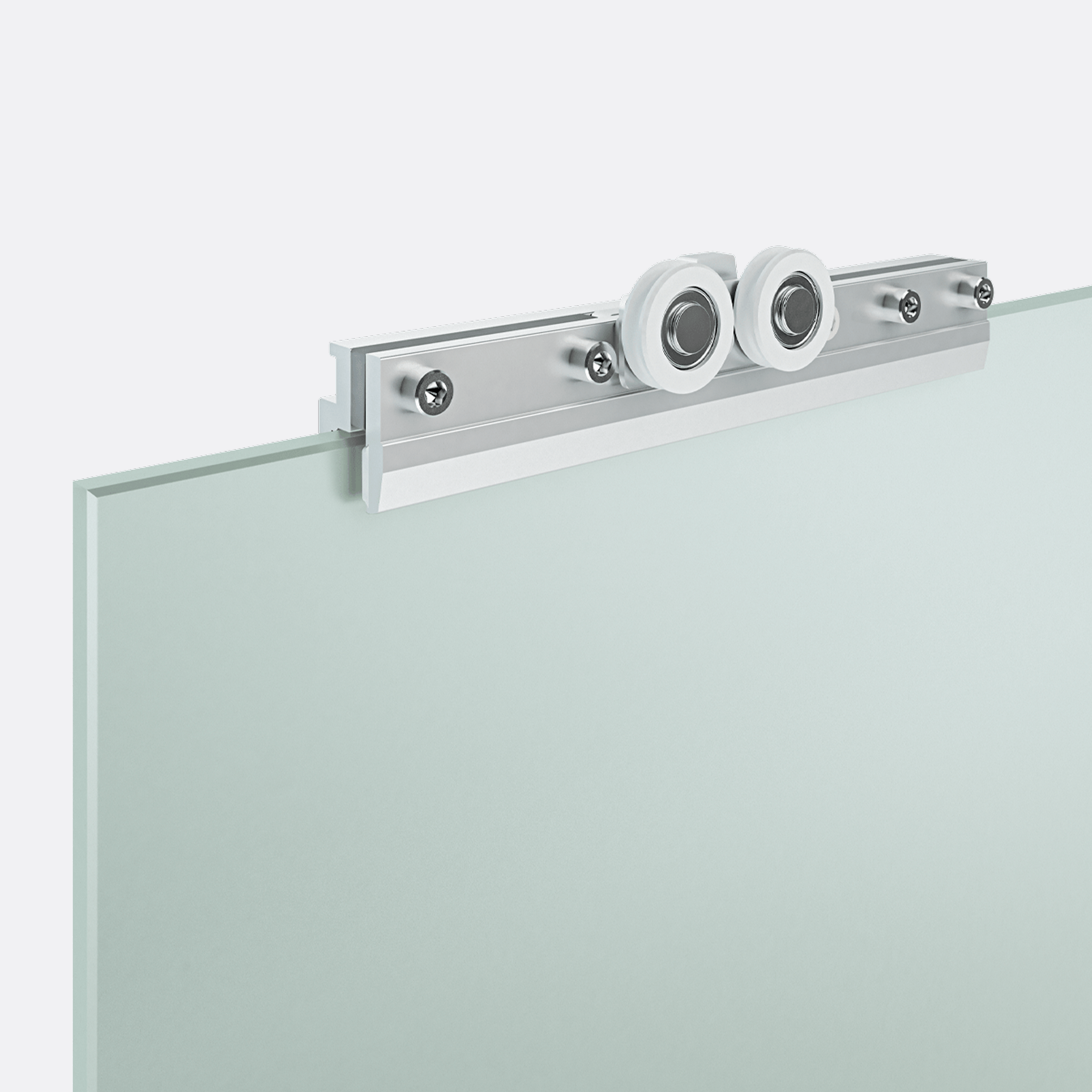 Close up of Solo Vetro Light's door mechanism