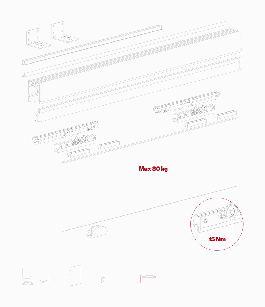 Solo Vetro Light technical drawing