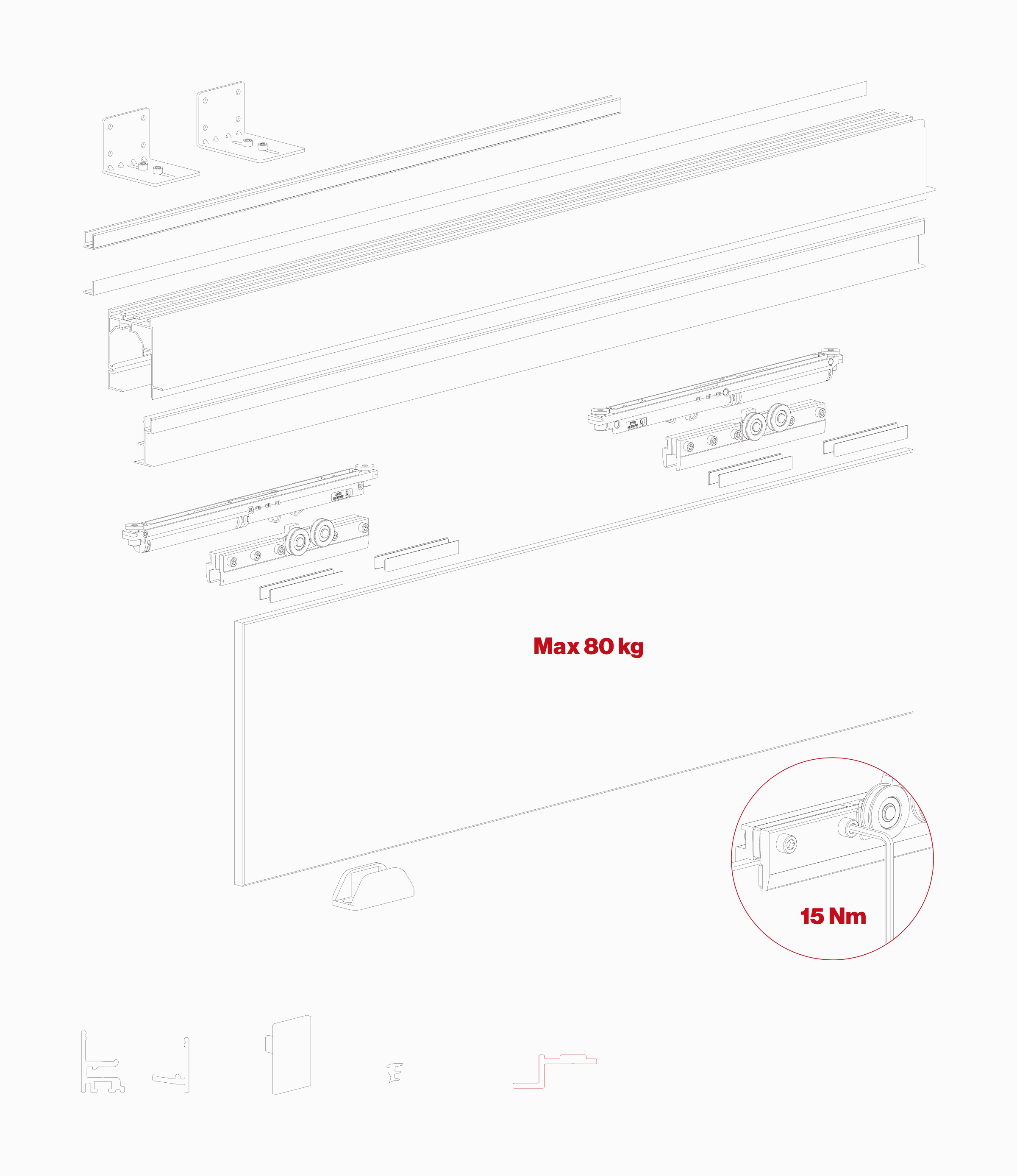 Solo Vetro Light technical drawing
