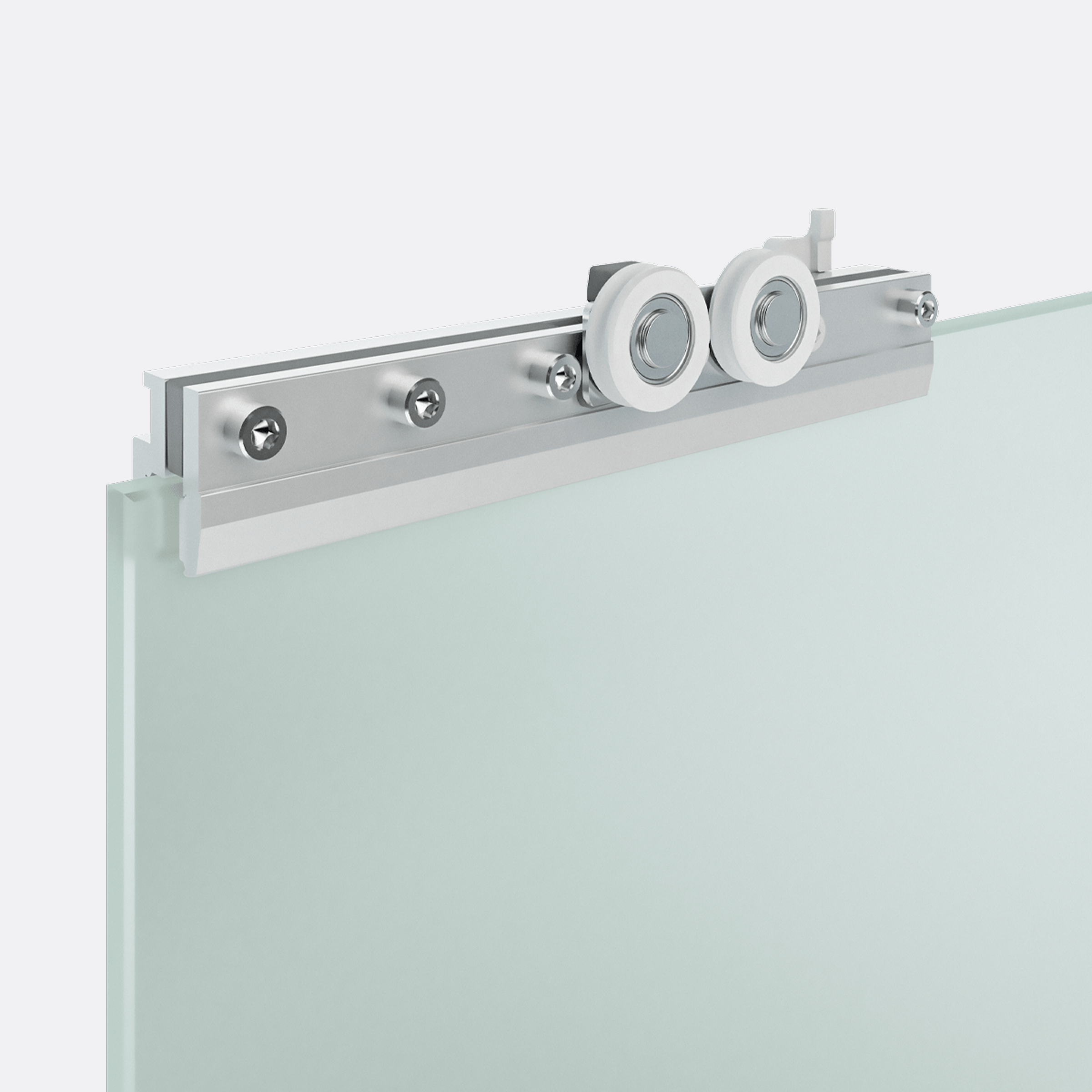 Close-up of Solo Vetro's door mechanism