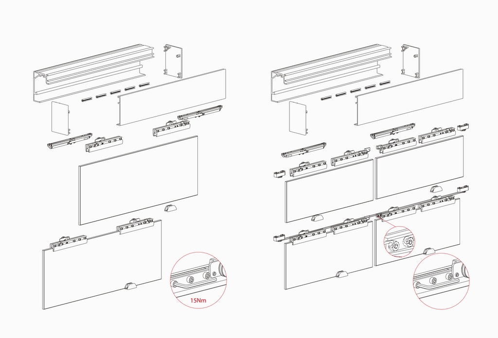 Solo Vetro technical drawing