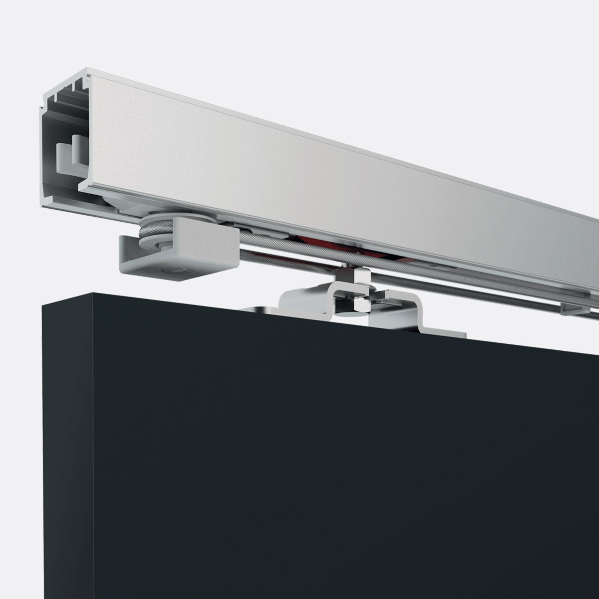 Close-up of Sync's synchronized sliding mechanism