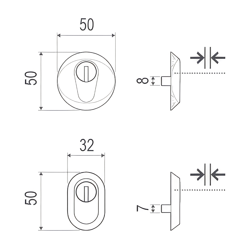 Tenax technical drawing