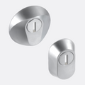 Silver rim guards against a white background