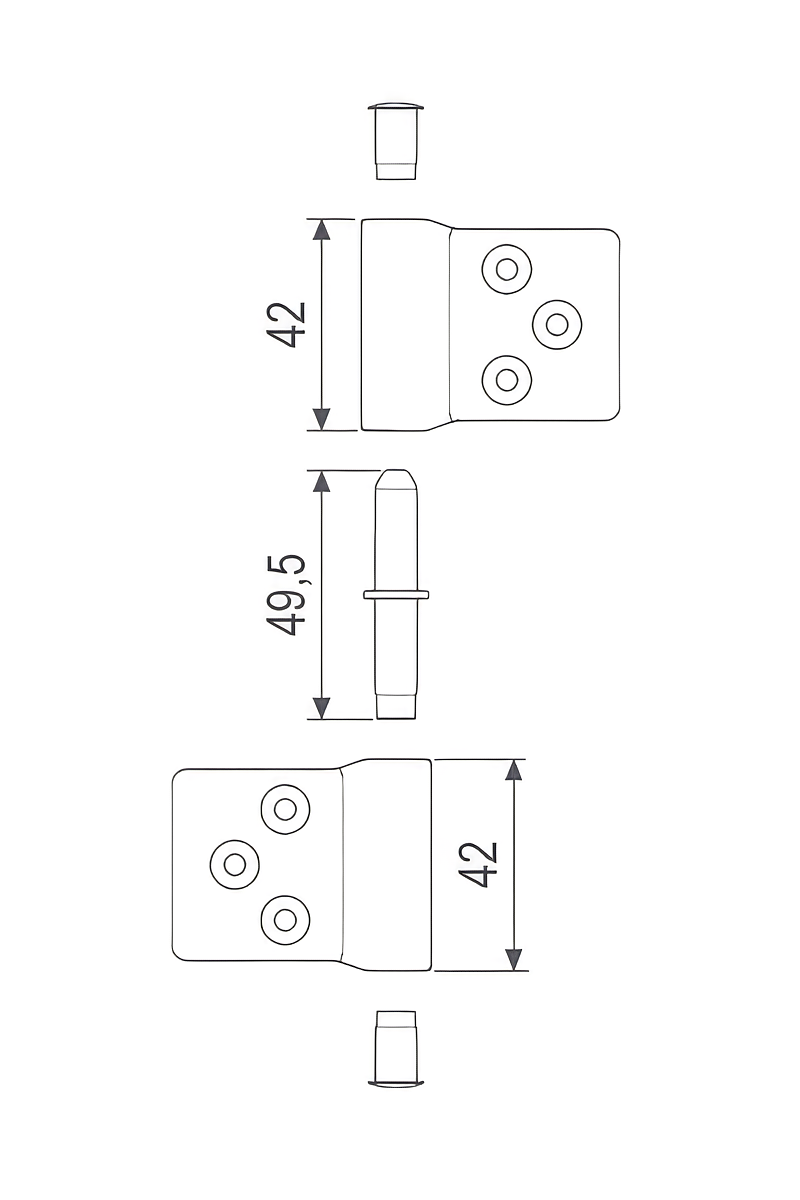 Technical drawing of Twin
