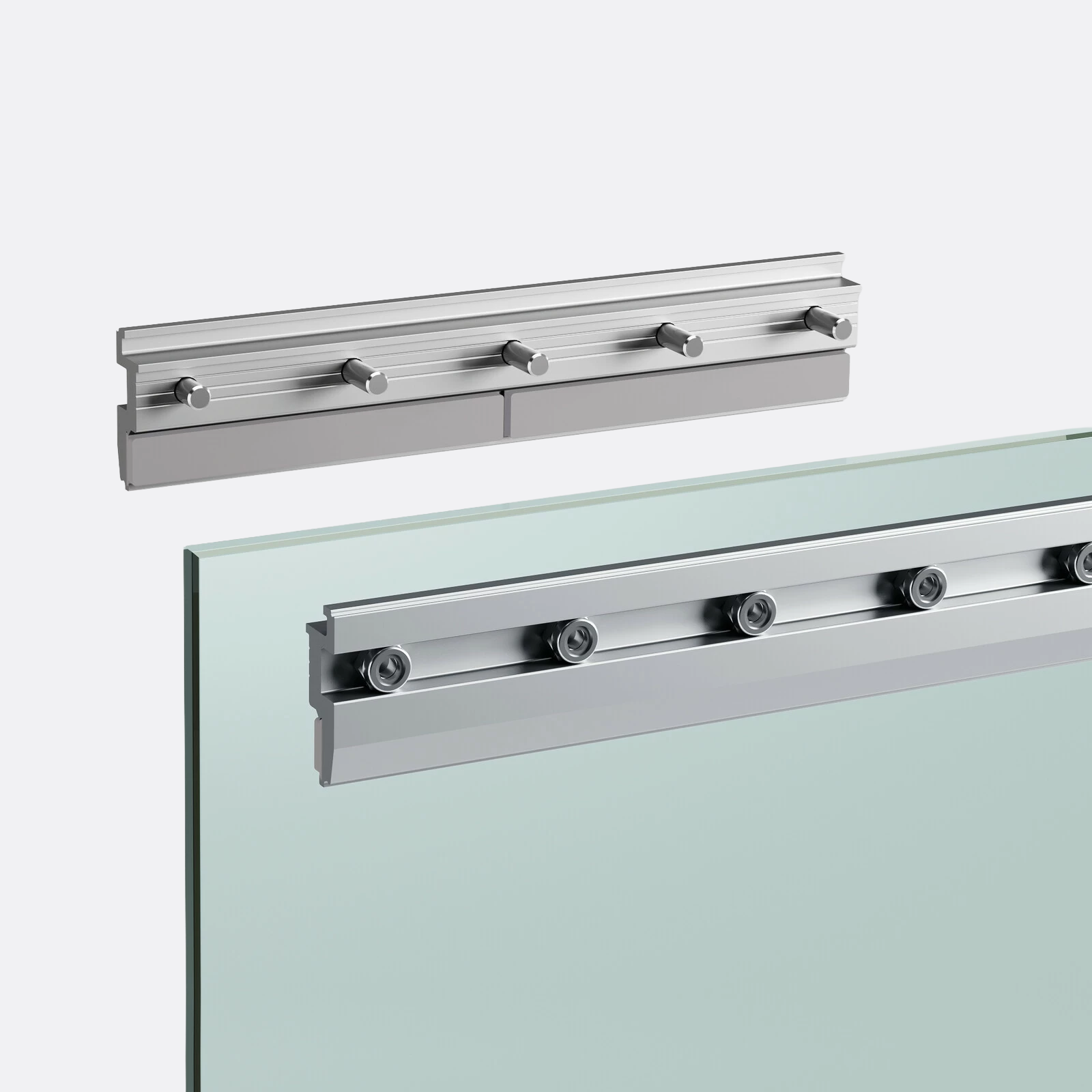 Close-up of Vetro 40's clamps