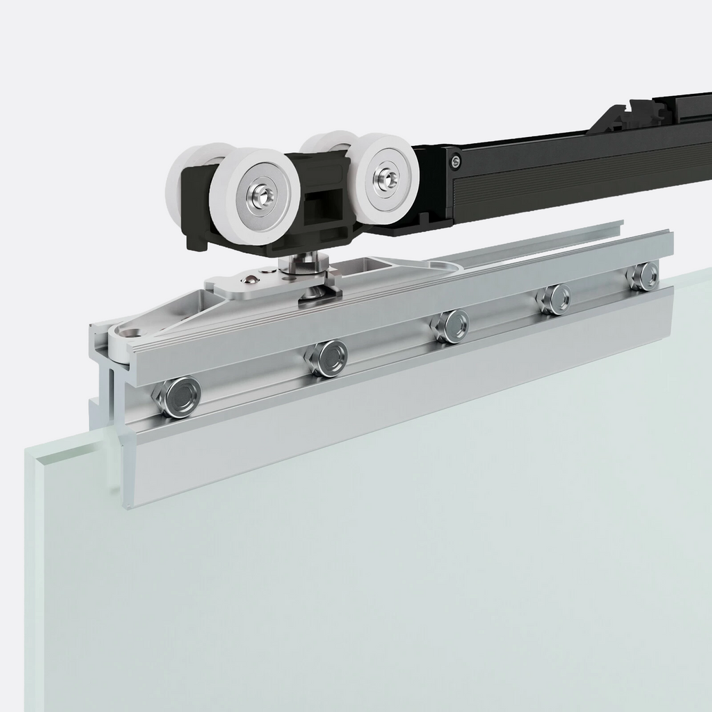 Close-up of Vetro 40's sliding mechanisms