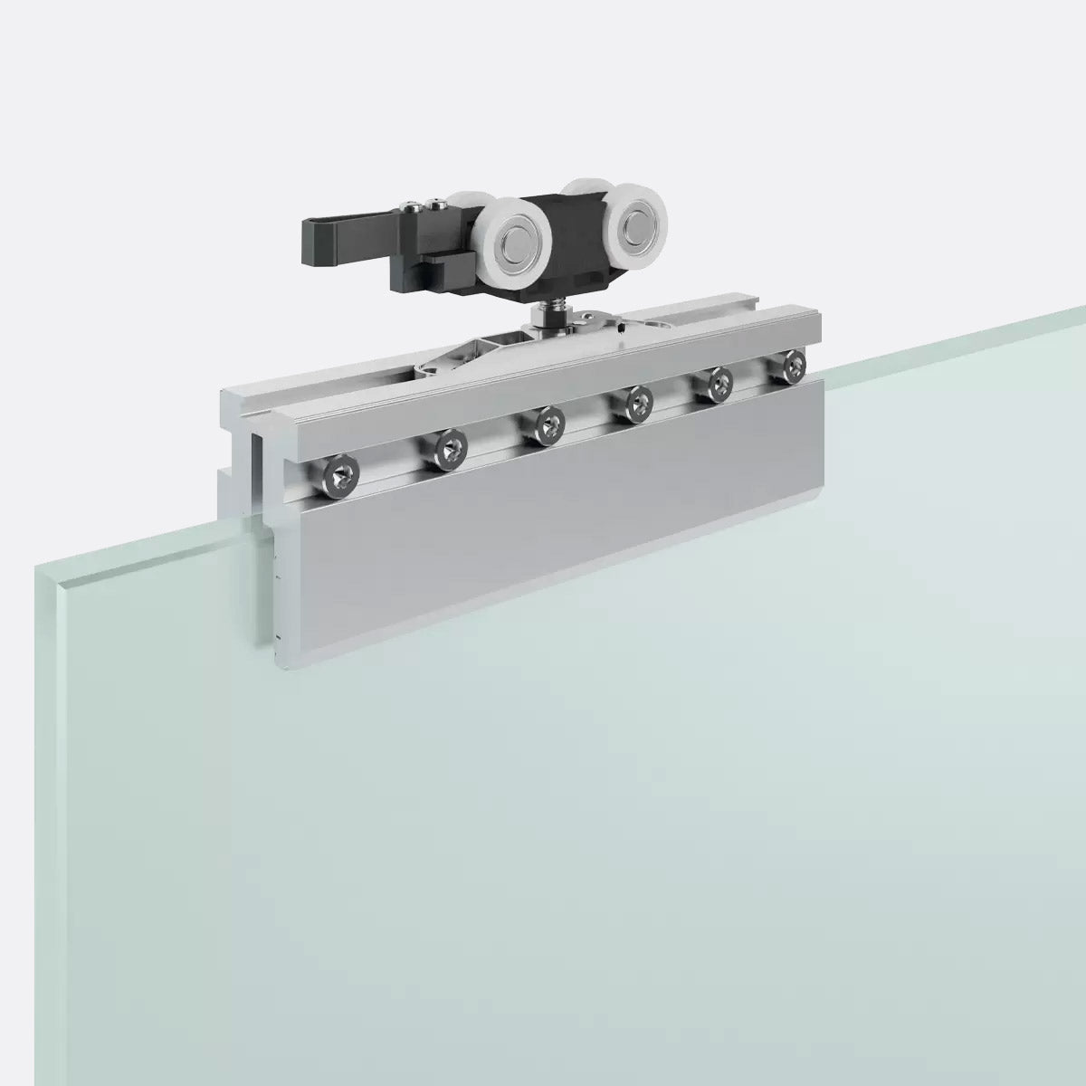 Close-up of Vetro 74's sliding mechanism