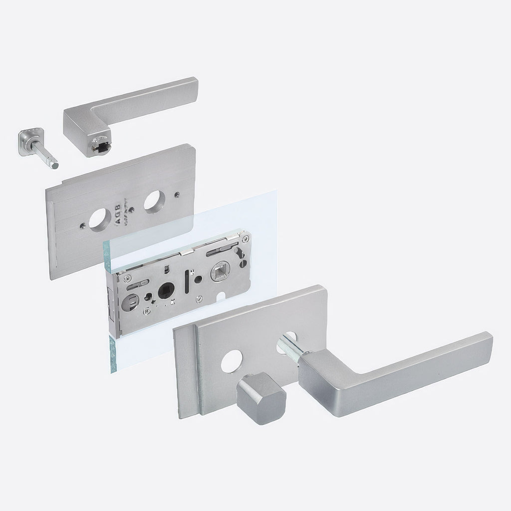 Exploded view of Vitra, showing its components.
