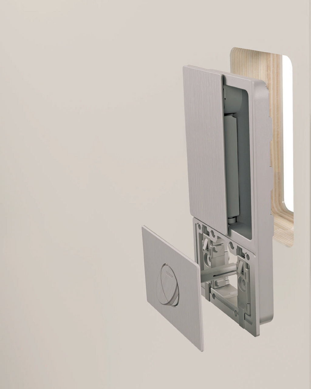 Installation image of Wave for sliding doors