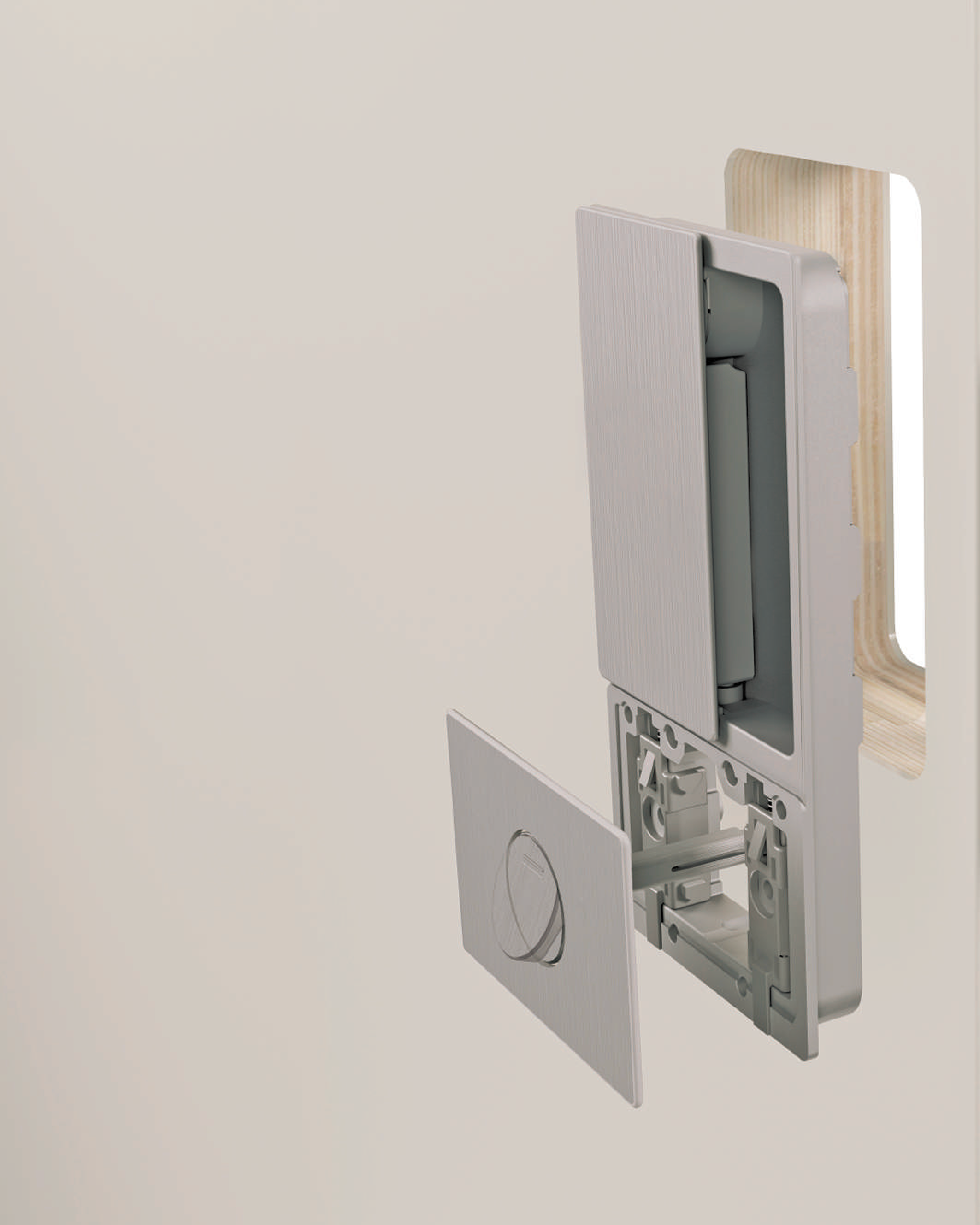 Installation image of Wave for sliding doors